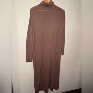 Zara LS Long Sleeve Turtleneck Midi Sweater Dress